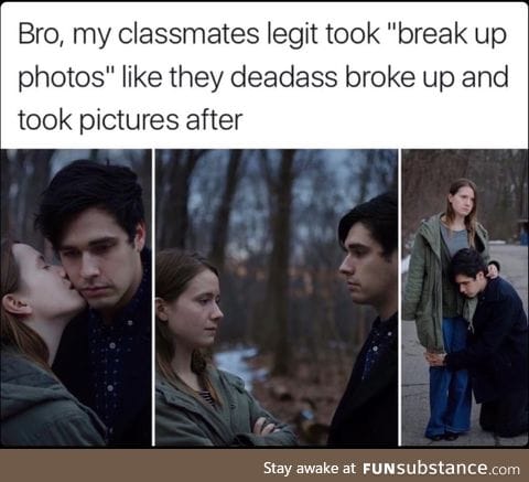 Break up photos
