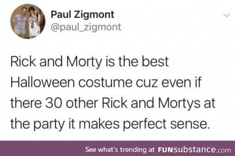 This guy has a point about Rick and Morty Halloween