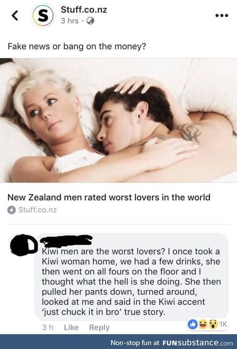 Which country has the worst lovers?