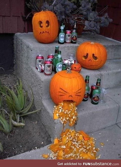 Good times were had by most at the pumpkin party