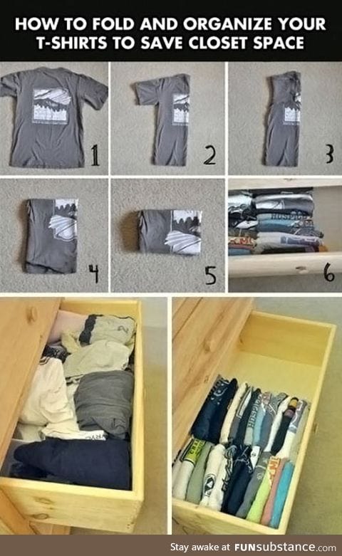 Clever life hack to save space in your closet