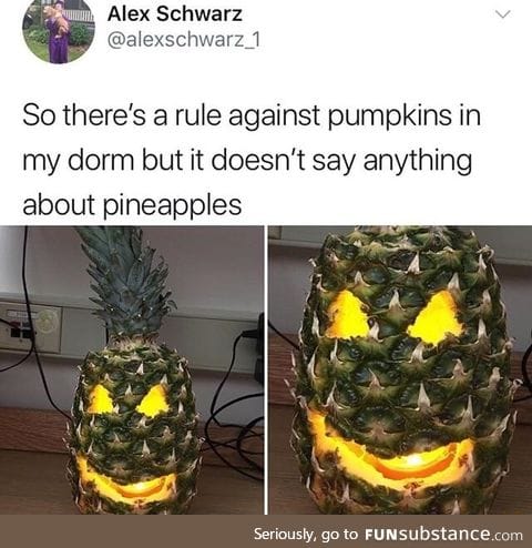 Pineapple Halloween