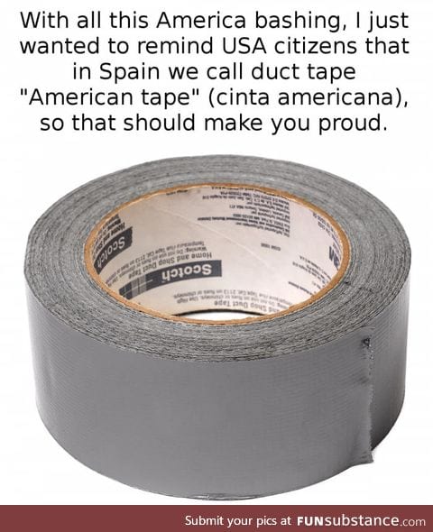 Duct Tape is American Tape in Spain