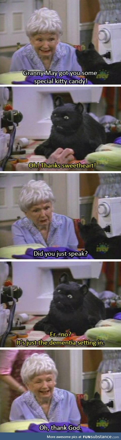 Salem from Sabrina the Teenage Witch had no chill