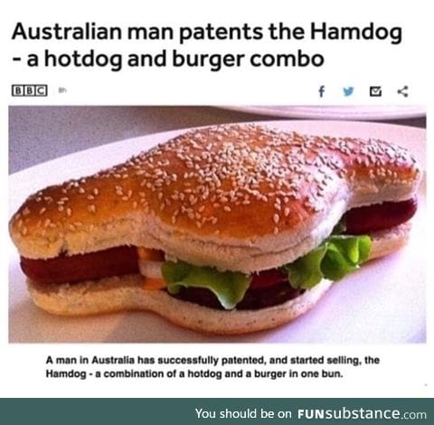 Hotdog and burger combo