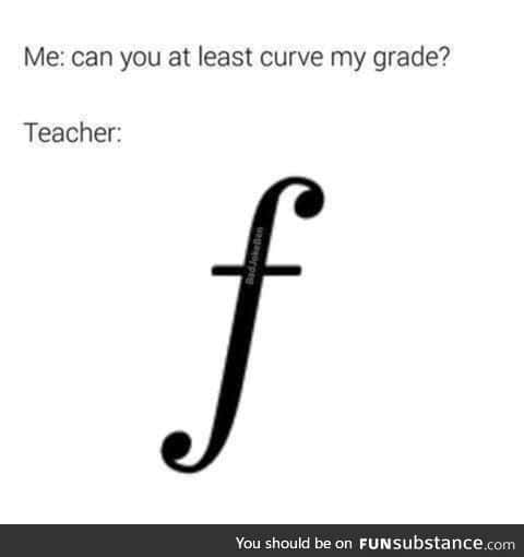 Curved grade