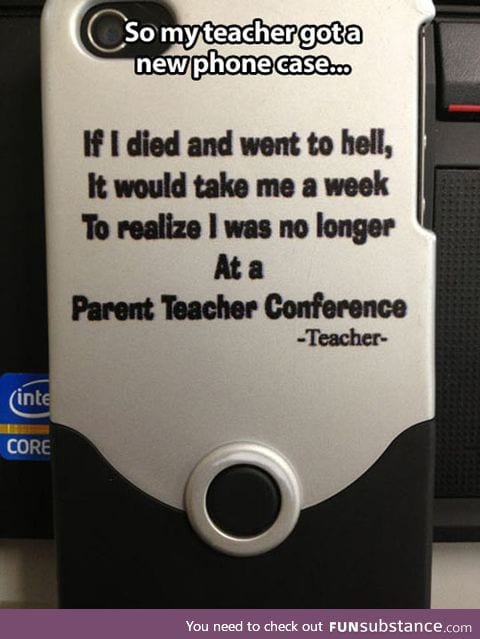 Hell for a teacher