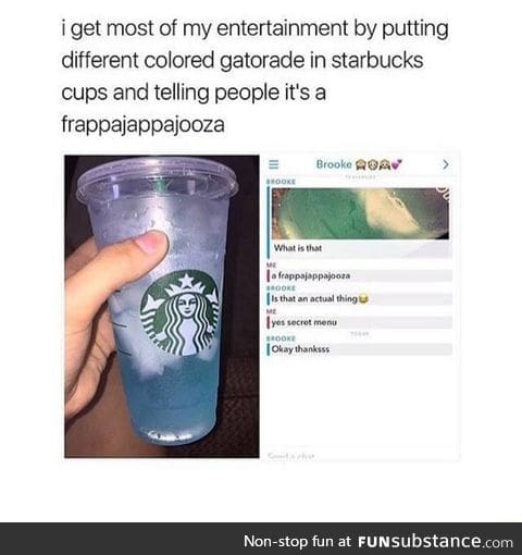 Special Starbucks drink