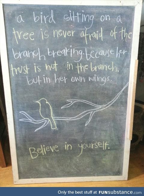 The power of believing in yourself