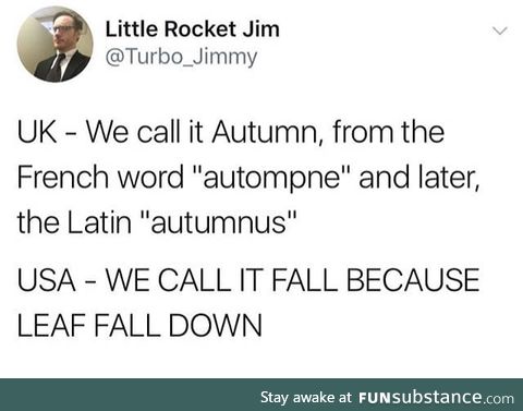 Autumn vs fall