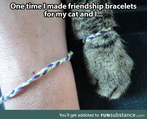 Friendship bracelet win