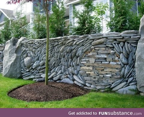 Superb stone wall