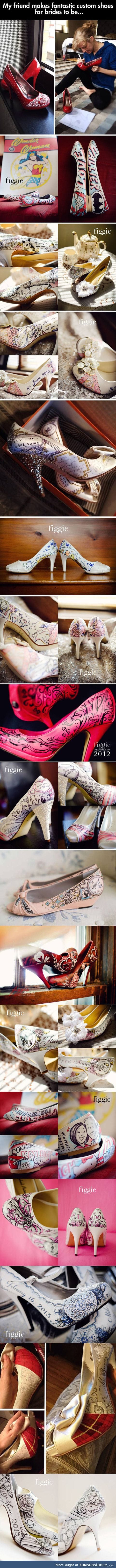 Stunning customized shoes