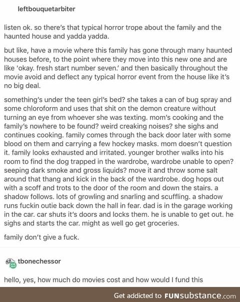 Horror movie idea?