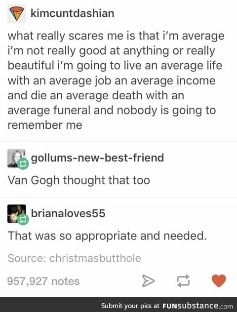 Being average