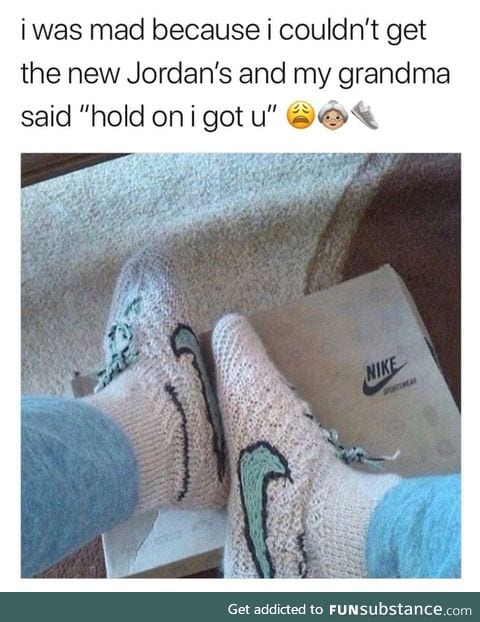 Nike jordans special grandma edition