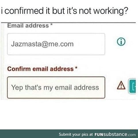 Confirm your email address
