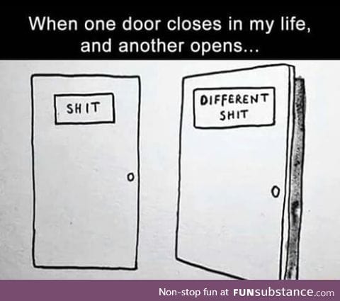 When 1 door closes
