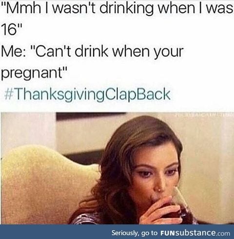 Clap your thanksgiving back