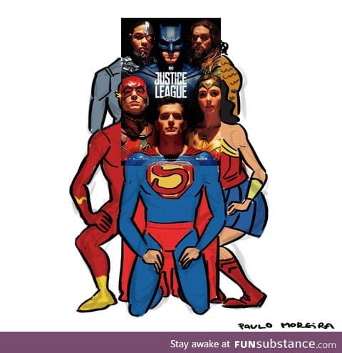 How they ACTUALLY took the Justice League's poster photo