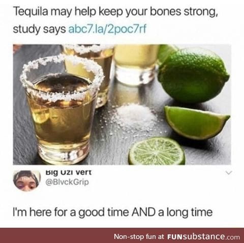 Tequila is the cure