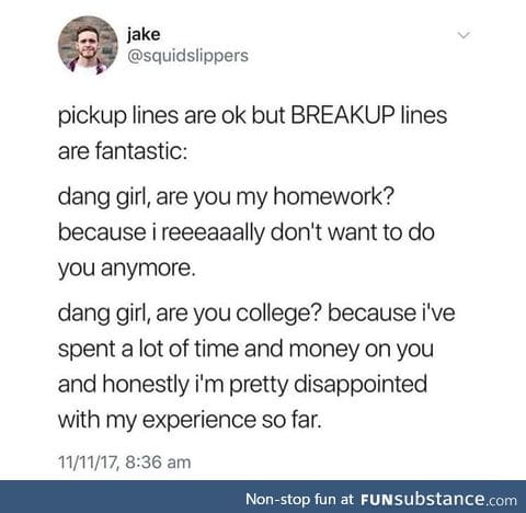 Breakup line