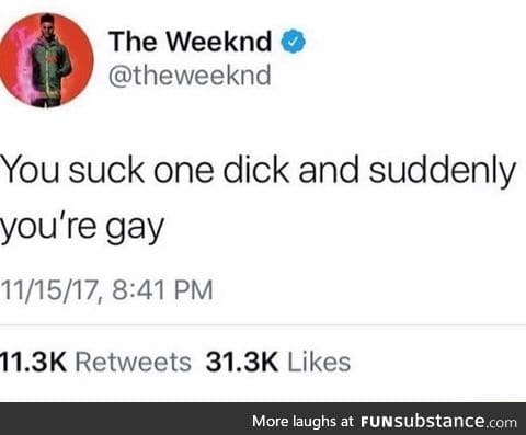 Straight guys should be allowed to suck d*ck