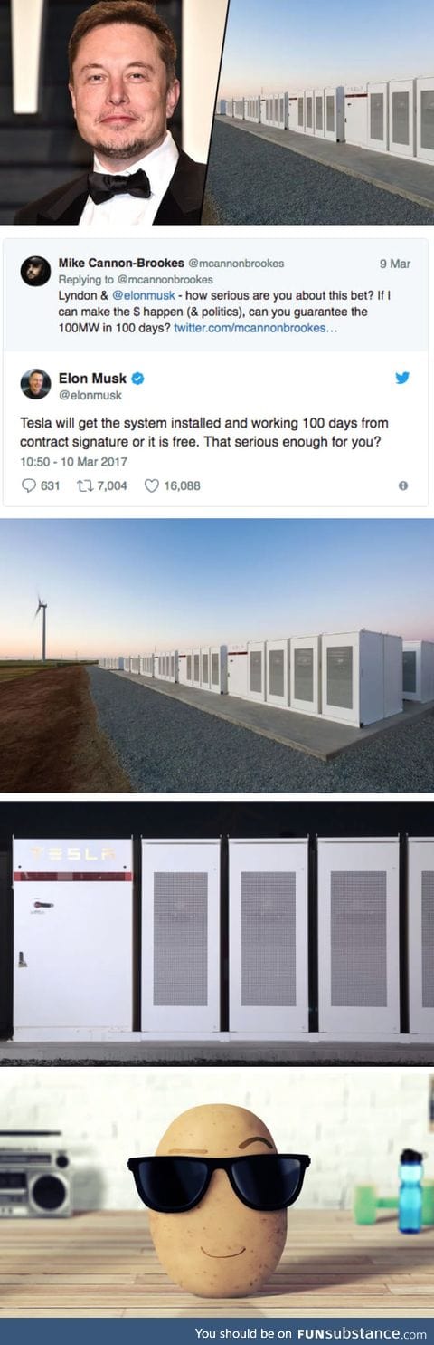 Elon Musk Finishes World's Biggest Battery In Less Than 100 Days