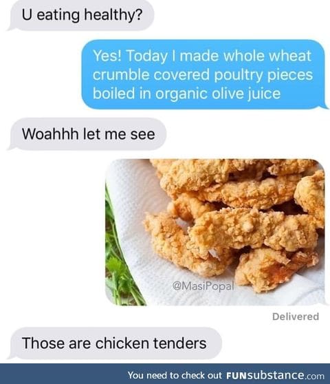 But it's organic