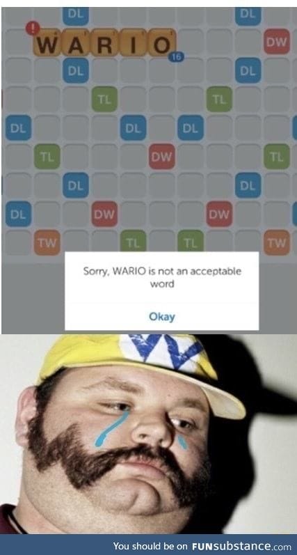 Wario is human too