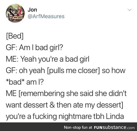 Damn it Linda