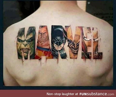 This Marvel tattoo