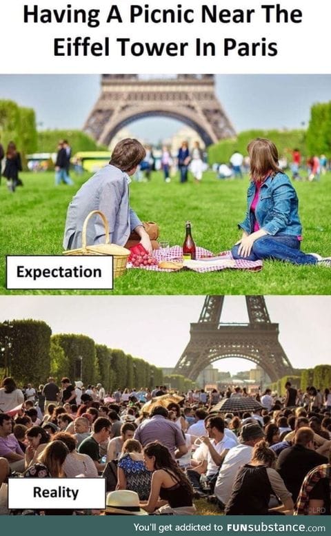 Eiffel Tower reality
