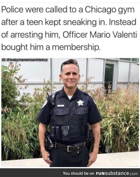 Another good guy cop