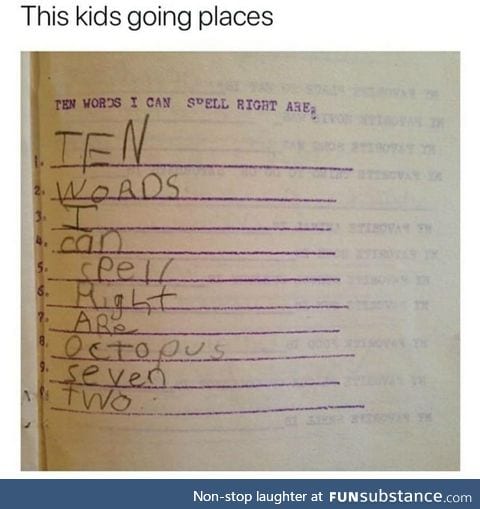 Smart kid