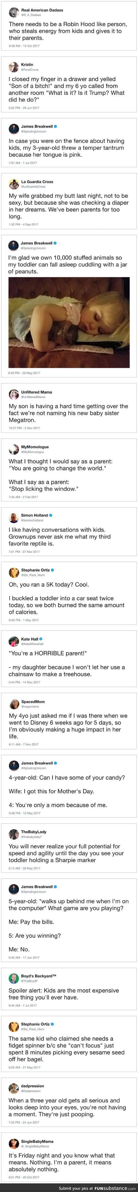 10+ most hilarious parenting tweets you have seen in 2017