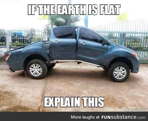 Checkmate flat earthers
