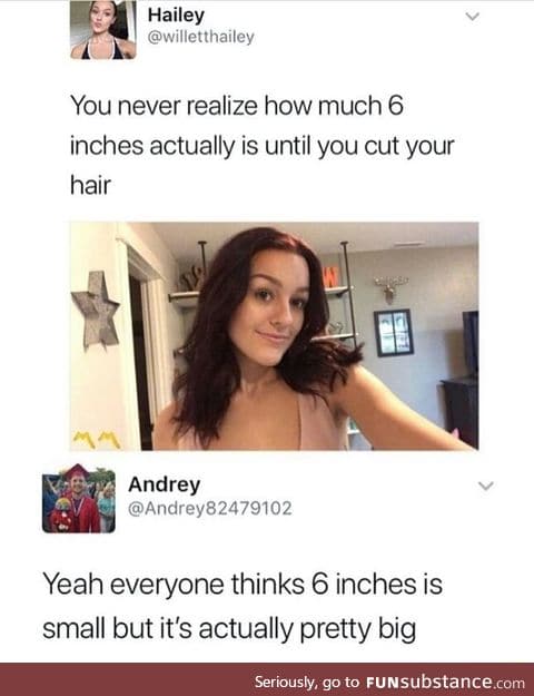 How about 3 inches?