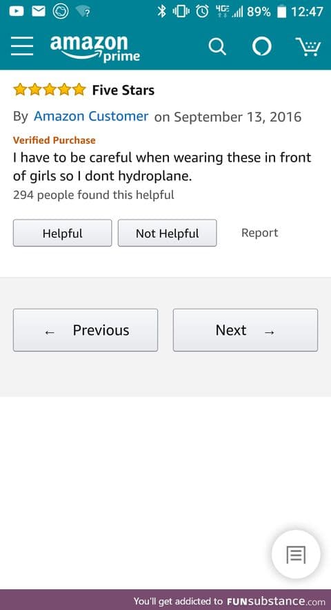 Saw this review on Amazon for a pair of Men's Heelys