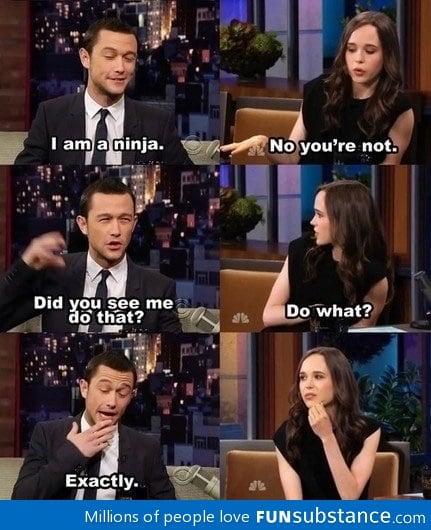 Joseph gordon-levitt: ninja