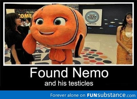 Finding nemo and his testicles