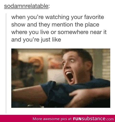 When mentioned in a show