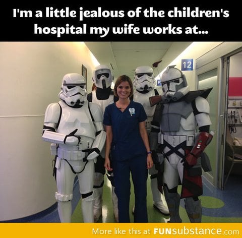 Jealous of a children's hospital