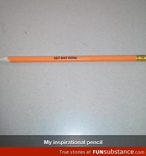 Inspirational pencil