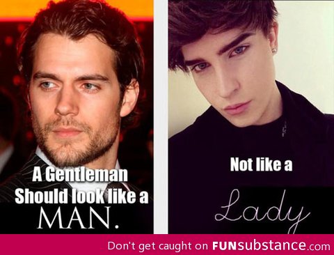 How a gentleman should look like