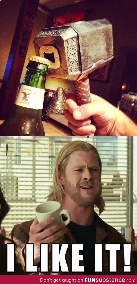 Thor bottle opener
