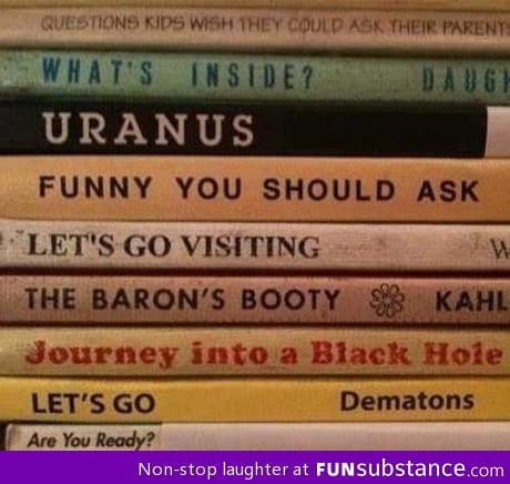 Funny book order!