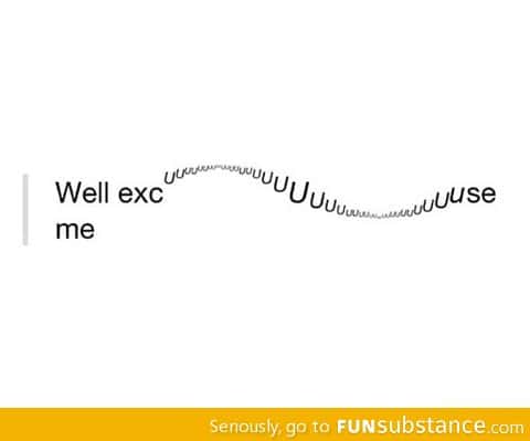 How we say excuse me