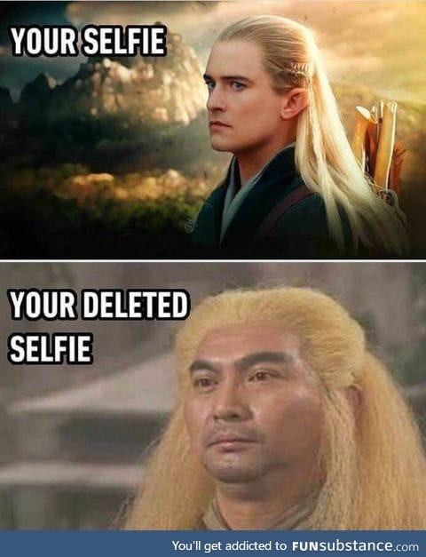 The true behind a selfie