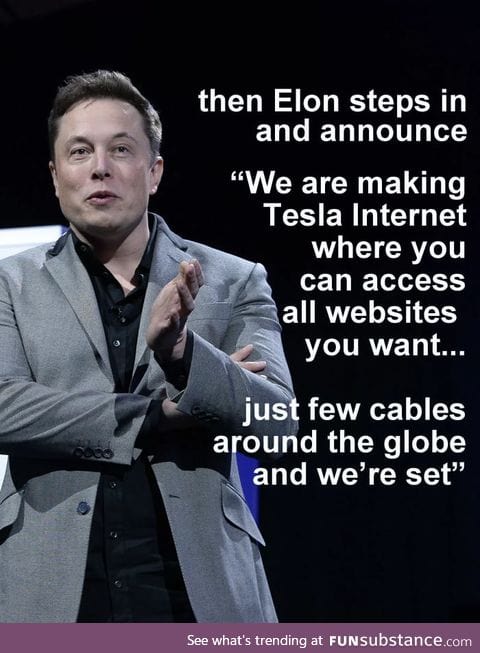 Yes my grandchildren, Papa Elon saved Humanity once again